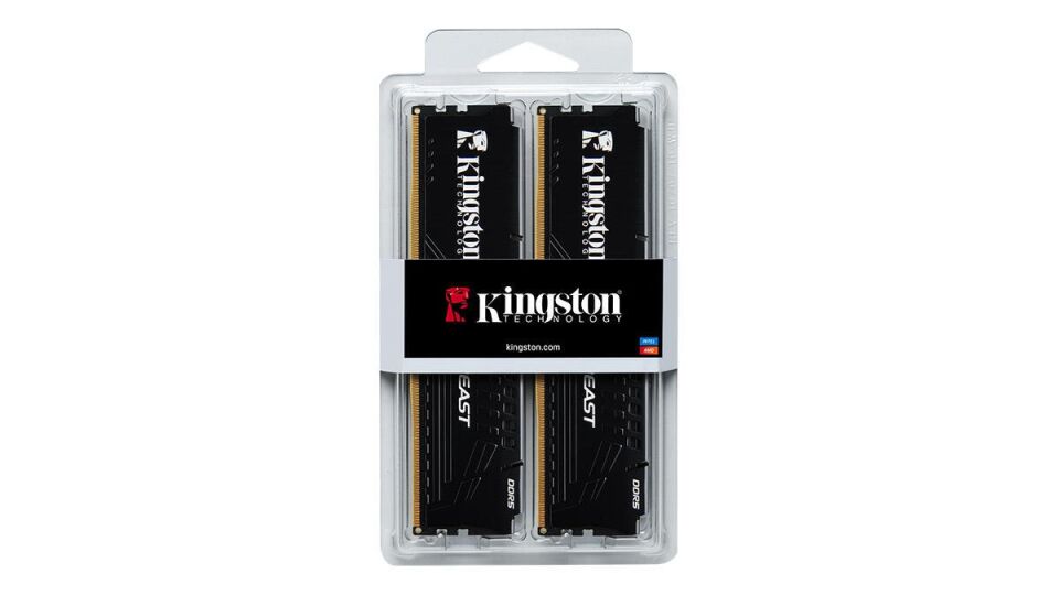 KINGSTON 16GB (2X 8GB) DDR5 6000MHZ CL30 DUAL KIT PC RAM BEAST KF560C30BBEK2-16TR