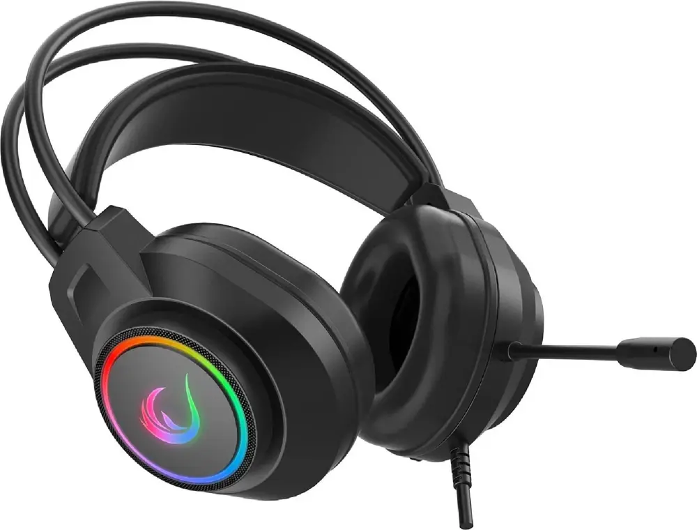 Rampage RM-K55 Kipchak Siyah RGB Led 7.1 Gaming Mikrofonlu Oyuncu Kulaklığı