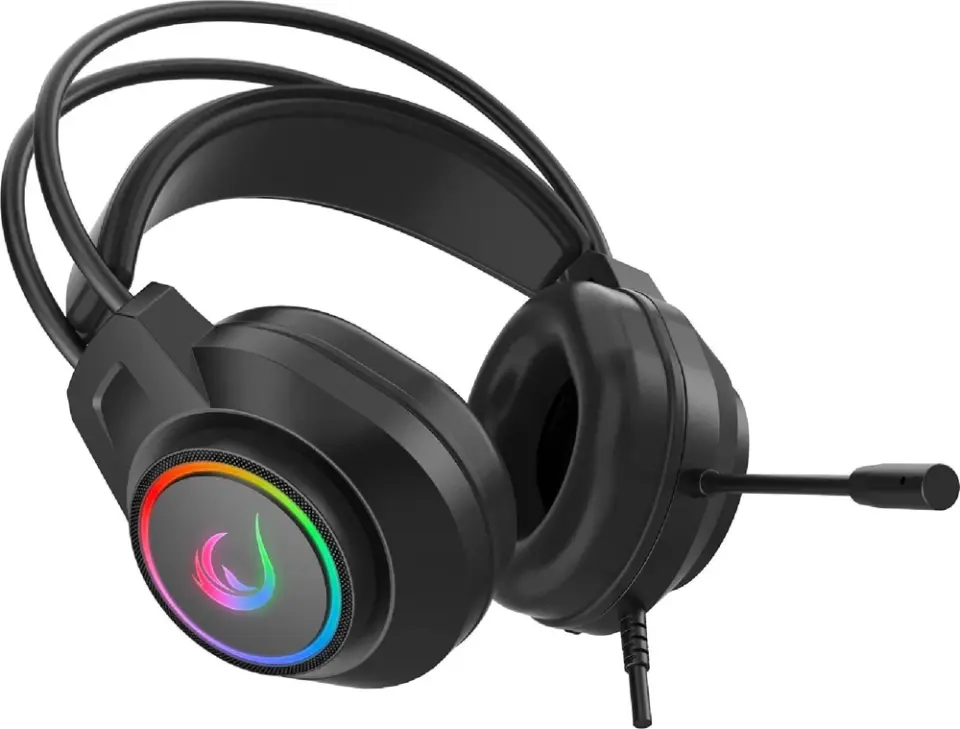 Rampage RM-K55 Kipchak Siyah RGB Led 7.1 Gaming Mikrofonlu Oyuncu Kulaklığı