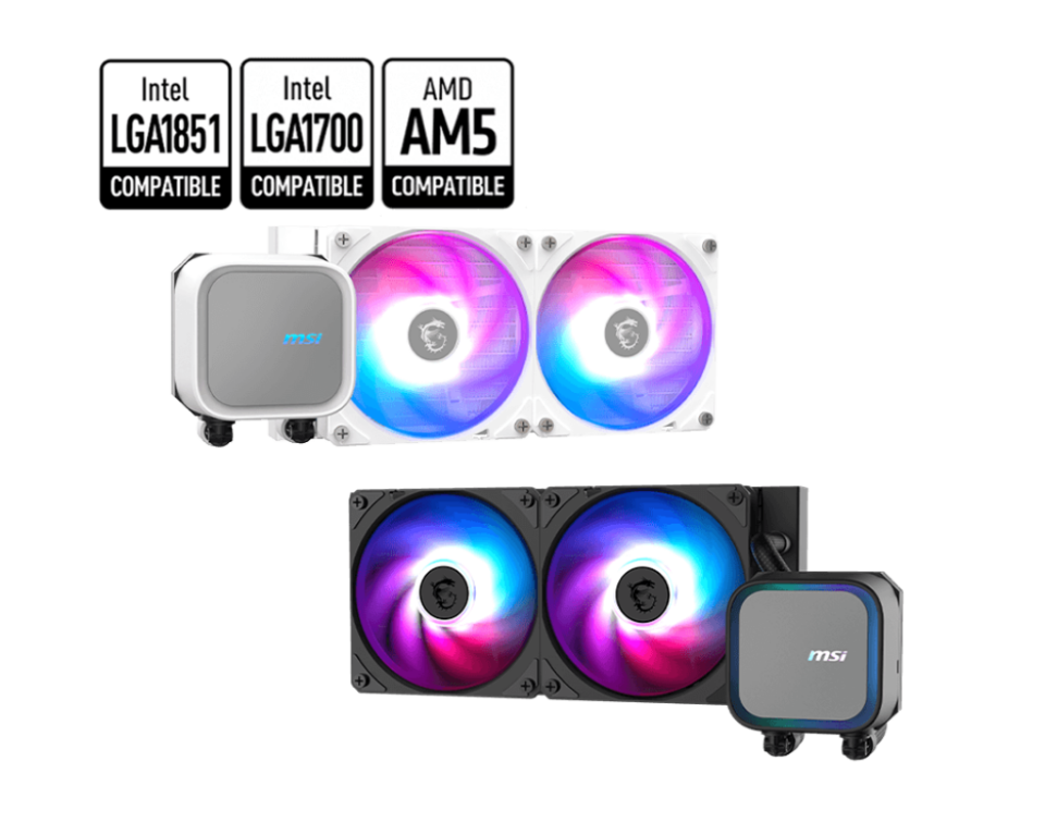 MSI MAG CORELIQUID A13 240 WHITE 240MM ARGB CPU SIVI SOĞUTUCUSU (LGA 1700/1851/AM4/AM5 UYUMLU)