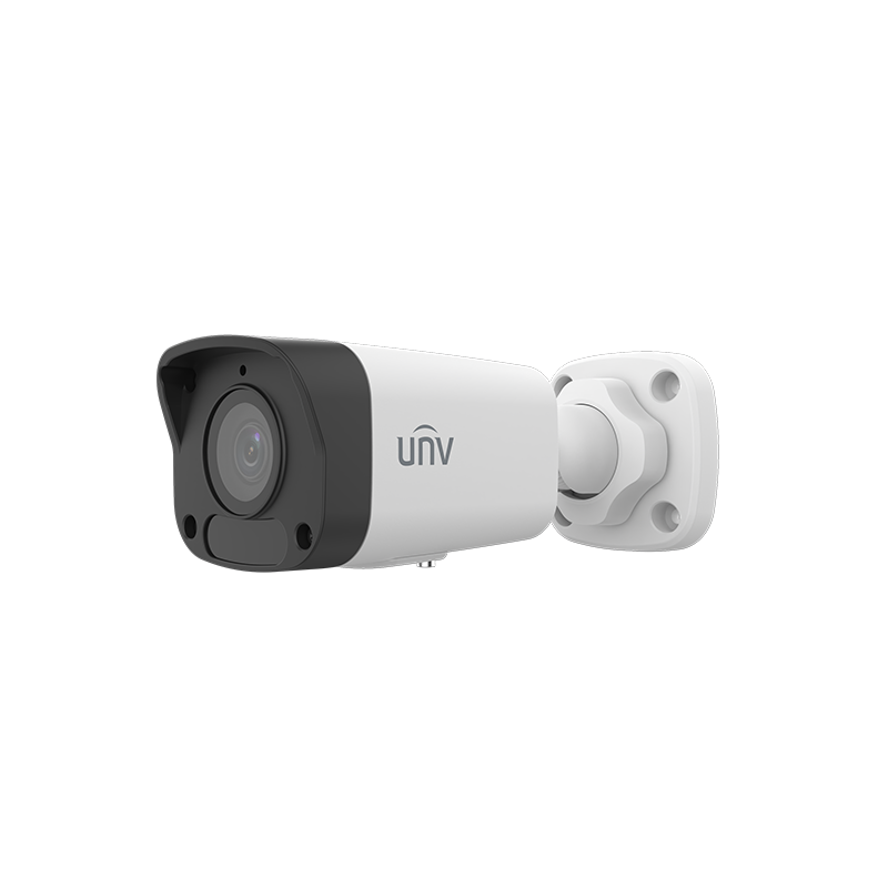 UNV IPC2124LB-AF28K-A2 4MP IP 2.8mm Sabit Lens H.265+ Sesli Bullet Güvenlik Kamerası