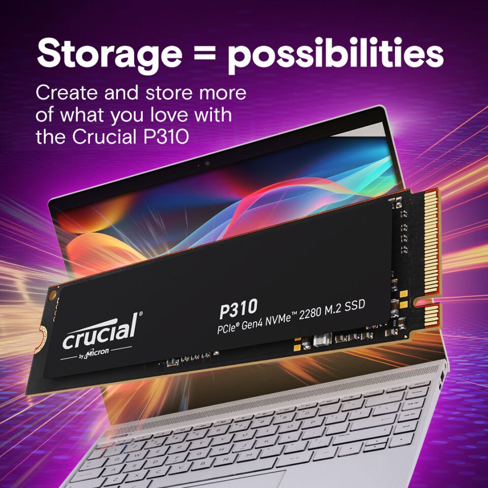 Crucial P3 1TB SSD m.2 NVMe PCIe CT1000P3SSD8