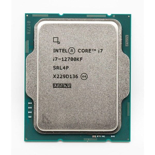 INTEL CORE i7 12700KF 37MB 12çekirdekli VGA YOK 1700p 125w Kutusuz+Fansız