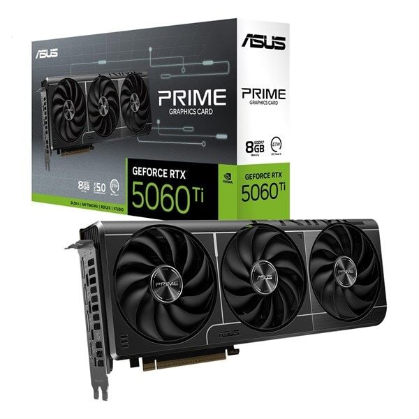 ASUS 8GB PRIME RTX5060TI-8G GDDR7 128bit HDMI DP PCIe 5.0