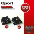 Qport Q-HEX2 60m HDMI Extender Cat5-Cat6 Metal Kasa 2'li Paket