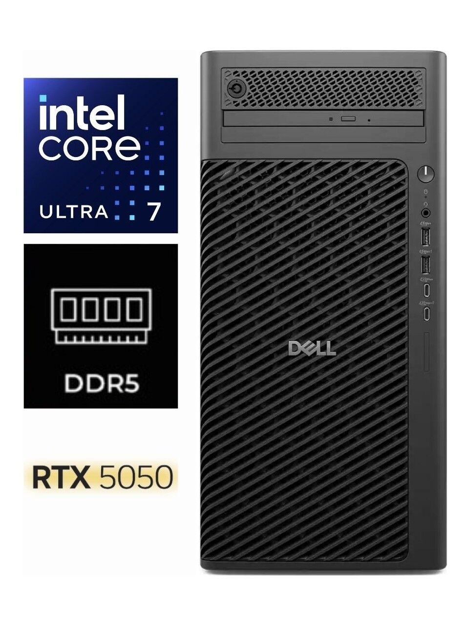 DELL WS PRO MAX T2 FCT2250_3 U7 265K 1X32GB 1TB 8GB A1000 WIN11PRO W11P 3 YIL YERİNDE GARANTİLİ