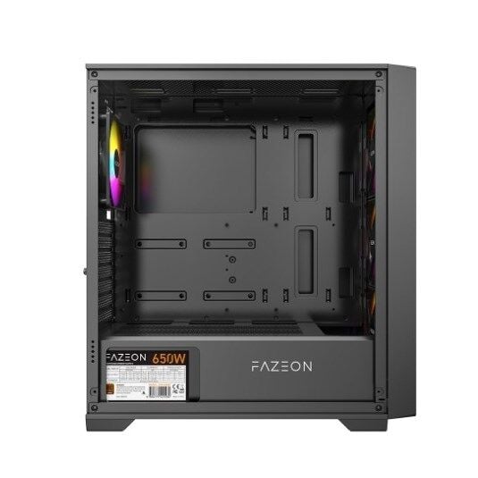 FAZEON 650W 80+ BRONZE F12 F12A650BBM Gaming Mid-Tower PC Kasası
