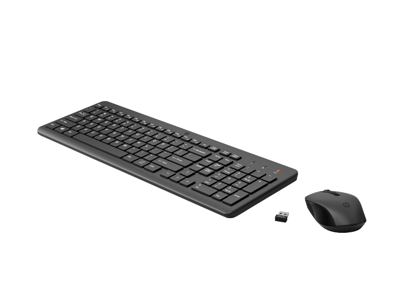 HP 2V9E6AA 330 Wireless Keyboard and Mouse Combo Set English - Black
