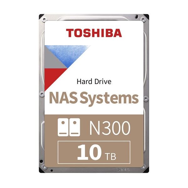 TOSHIBA 10TB 3.5'' N300 HDWG11AUZSVA 7200 RPM 256MB SATA-3 NAS Diski