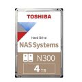 TOSHIBA 3.5'' 4TB N300 HDWQ140UZSVA 7200 RPM 128MB SATA-3 NAS Diski