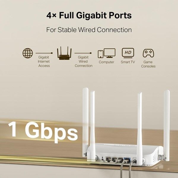 MERCUSYS MR25WBE WIFI7 BE3600 DUAL BAND ROUTER