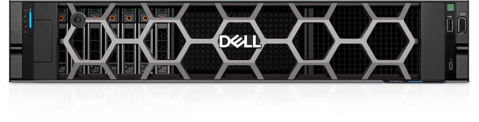 DELL POWEREDGE R760XS SPL2 SILVER 4510-128GB DDR5 RDIMM-480GB+4X960GB SSD-2x1100w Rack Sunucu