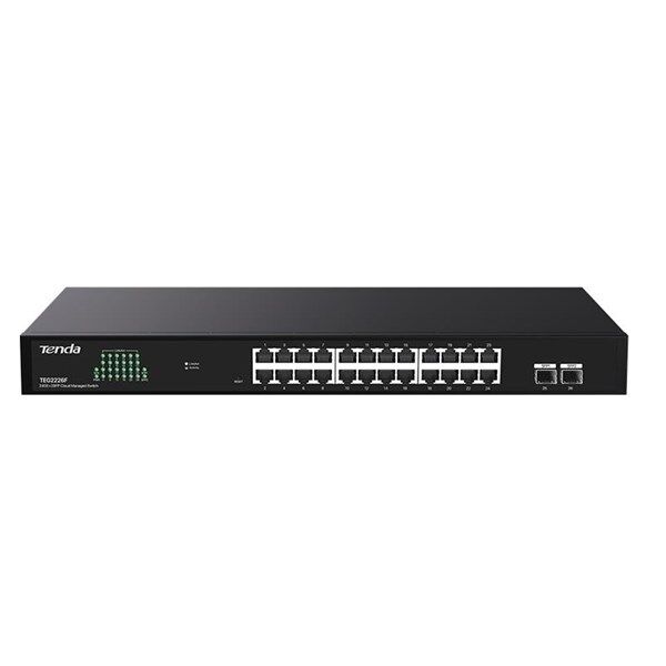 TENDA 24port TEG2226F GIGABIT 2X SFP Cloud Yönetilebilir Switch