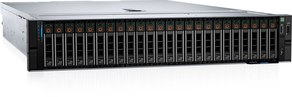 DELL POWEREDGE R760XS SPL2 SILVER 4510-128GB DDR5 RDIMM-480GB+2X3.84TB SSD-2x1100w Rack Sunucu