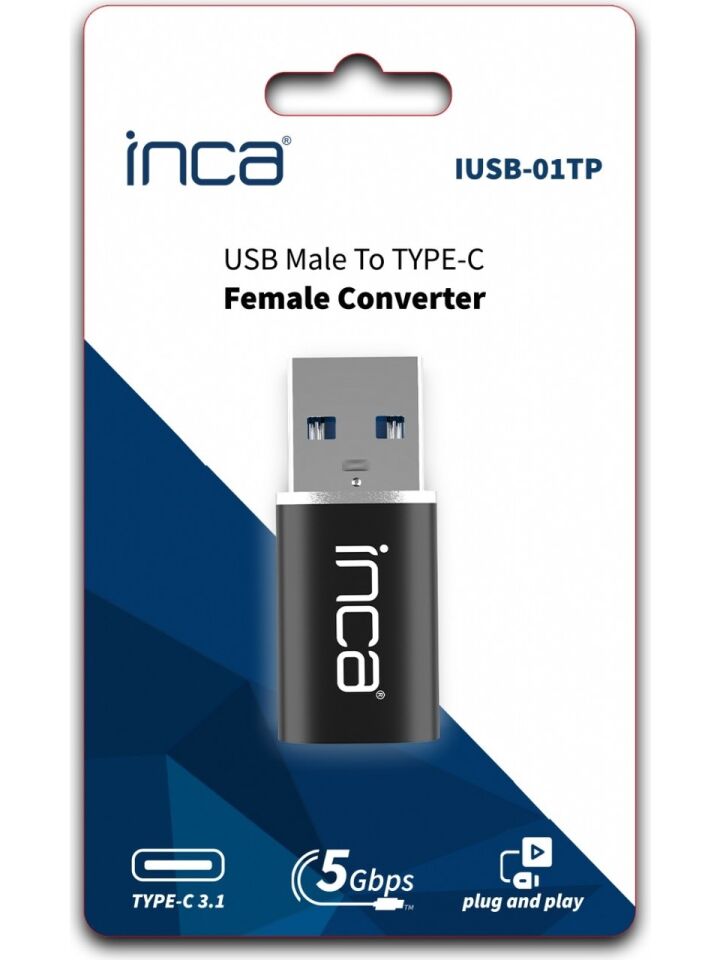 INCA USB Male To Type-C Çevirici IUSB-01TP