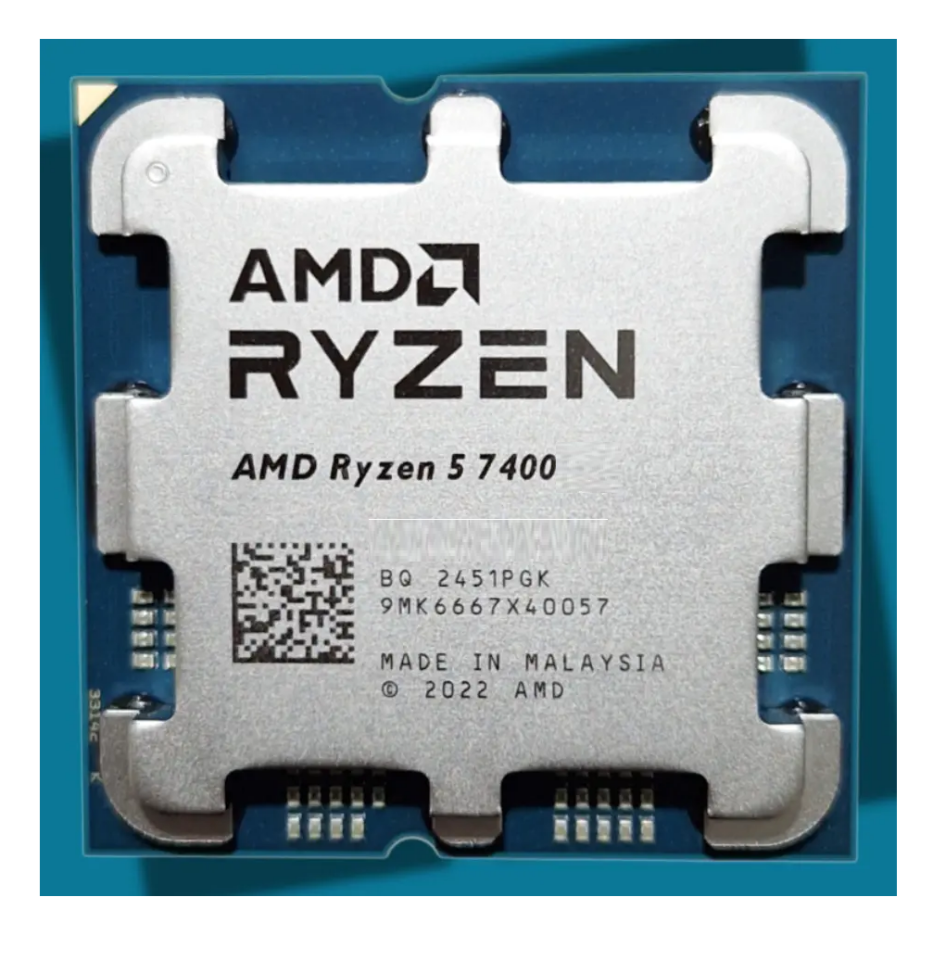 AMD RYZEN 5 7500 22MB 6çekirdekli O/B UHD AM5 65w Kutusuz+Fansız.