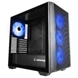 Rampage CRAFT Siyah Mesh ARGB Fan ATX Mid-T Gaming Oyuncu Kasası