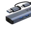 INCA IUTP-5T Gigabit USB Çoklayıcı USB 3.0,TYPEC Ethernet