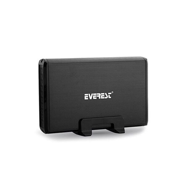 EVEREST 3,5'' USB 3.0 HD3-354 Sata Alüminyum Harddisk Kutusu Siyah