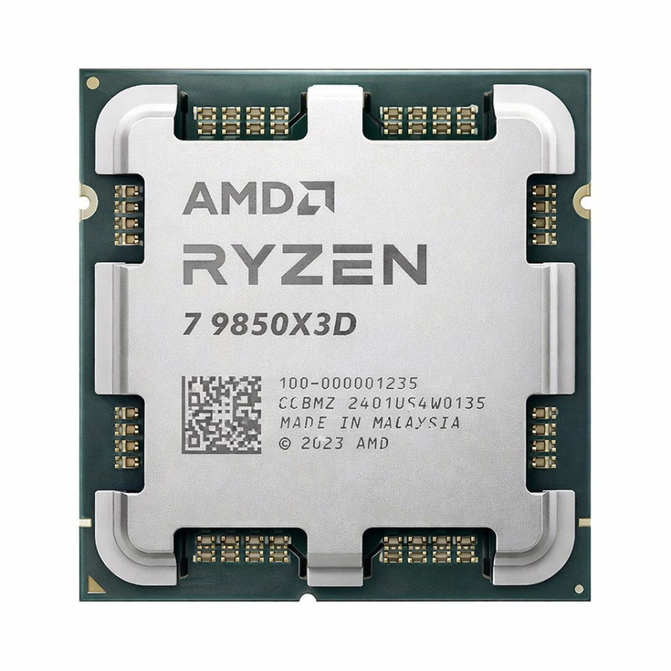 AMD RYZEN 7 9850X3D 96MB 8çekirdekli VGA YOK AM5 120w Kutusuz+Fansız