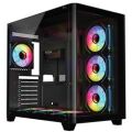 Frisby FC-9545G Siyah RGB Mid Tower Kasa