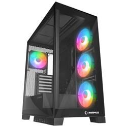 Rampage HYDRA V2 BLACK Temperli Camlı Exclusive E-ATX Gaming Oyuncu Kasası