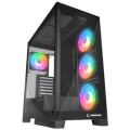 Rampage HYDRA V2 BLACK Temperli Camlı Exclusive E-ATX Gaming Oyuncu Kasası