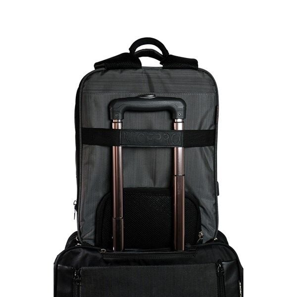 NPO TRV02 Travela 16'' Siyah Notebook Sırt Çantası Genişleyebilir