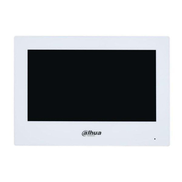 DAHUA 7'' Dokunmatik DHI-VTH2621GW-WP Dahili WıFı IP Intercom Monitörü 1024x600 Beyaz