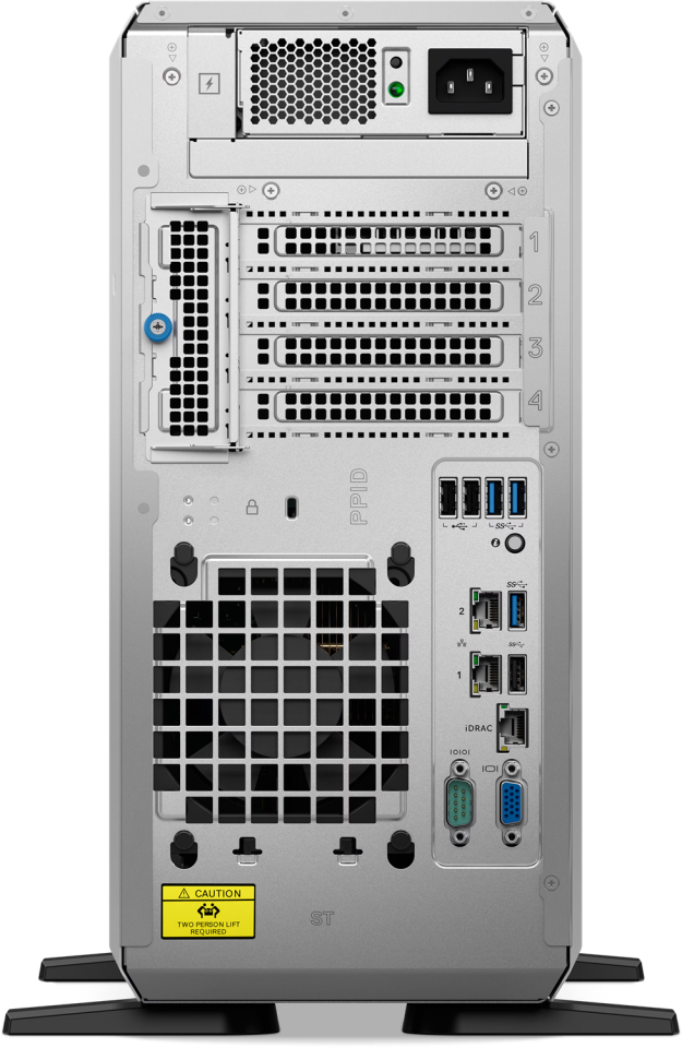 DELL POWEREDGE T360 SPL5 XEON 6353P-32GB DDR5 UDIMM-2X960GB+2.1.92TB SSD-Tower Sunucu