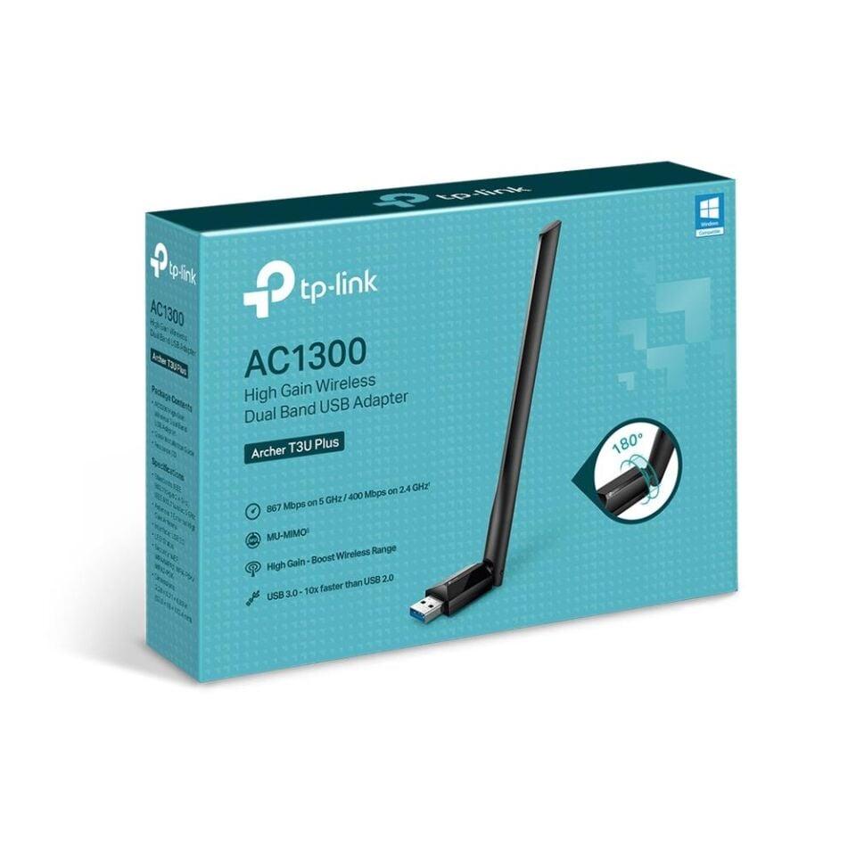TP-Link Archer T3U Plus AC1300 High Gain Dual Band Wi-Fi Usb