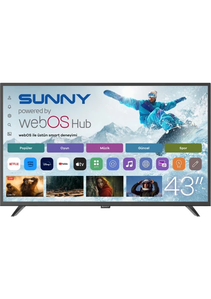 SUNNY 43'' 43DAL540 WEBOS LED TV
