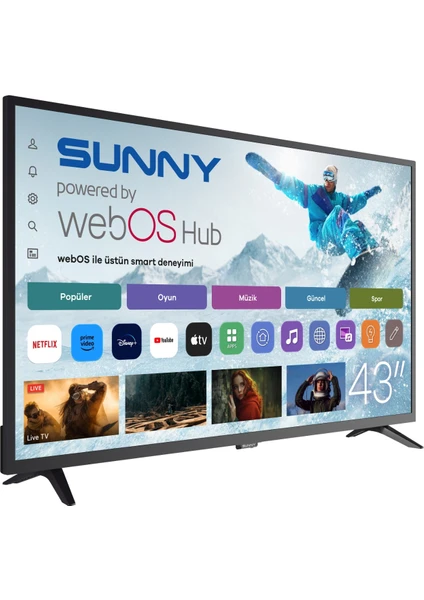 SUNNY 43'' 43DAL540 WEBOS LED TV