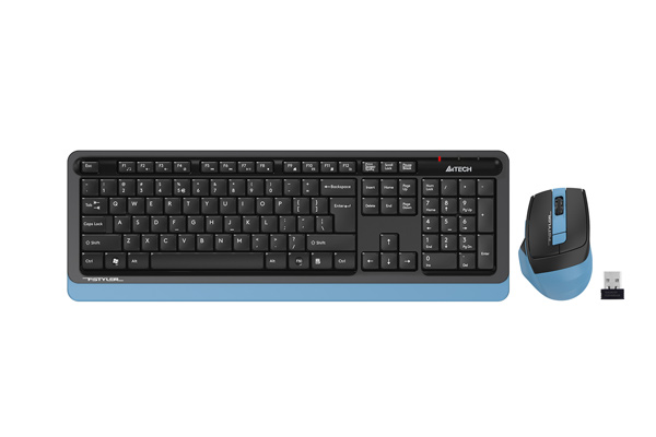 A4TECH FG1035 Kablosuz Q Trk Siyah/Mavi Klavye - Mouse Set