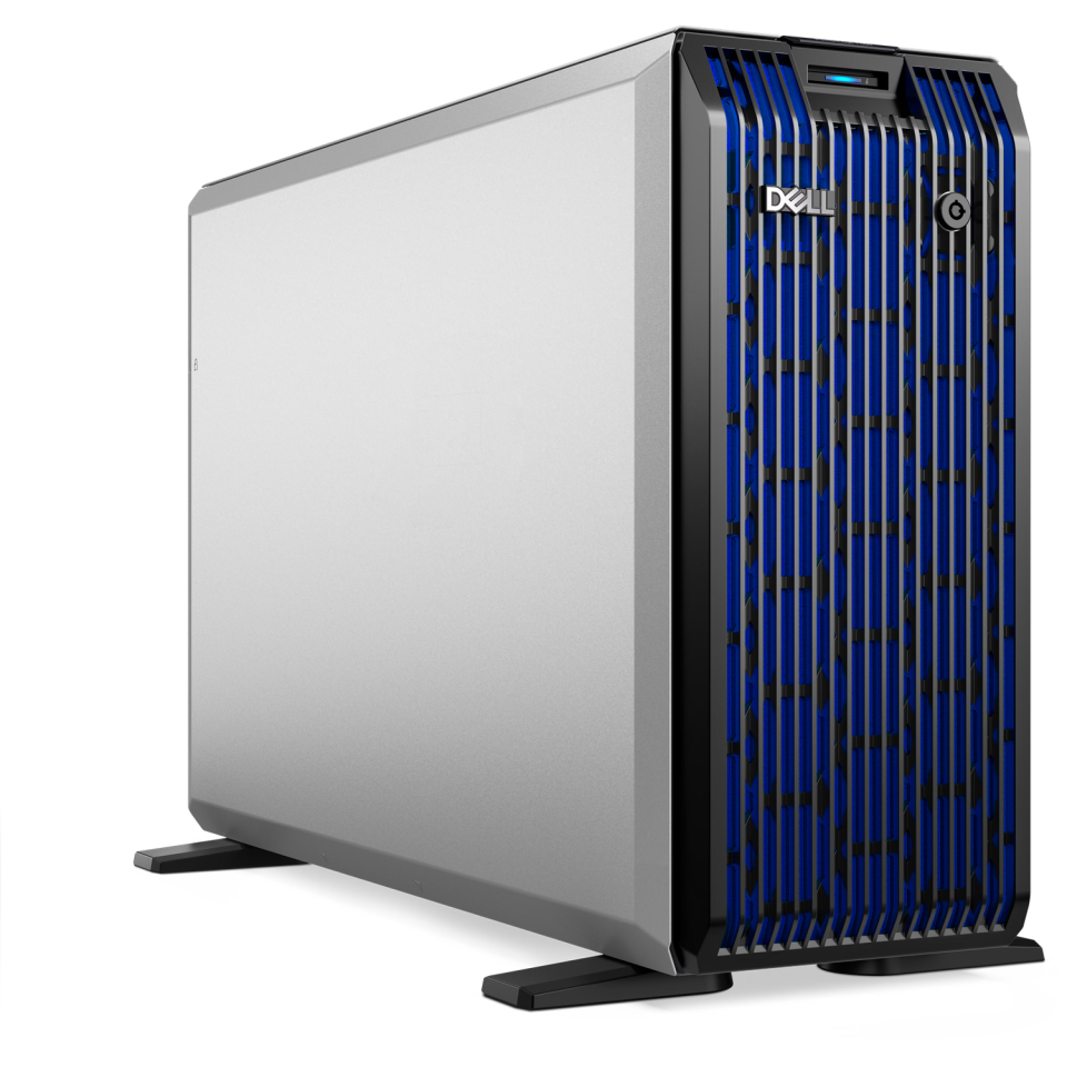 DELL POWEREDGE T360 SPL5 XEON 6353P-32GB DDR5 UDIMM-2X960GB+2X3.84TB SSD-Tower Sunucu