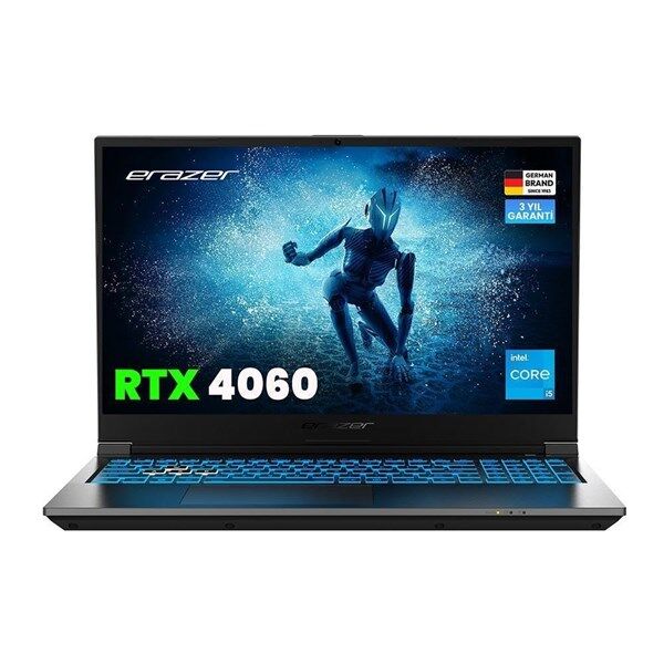 ERAZER 15.6'' DEPUTY P60i MD62747-R32S1 CORE i5 13420H 32GB RAM 1TB M2 NVME 8GB RTX4060 FDOS