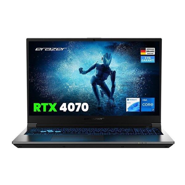 ERAZER 15.6'' DEPUTY P60 MD62624-R32 CORE i7 13620H 32GB RAM 1TB M2 NVME 8GB RTX4070 W11H