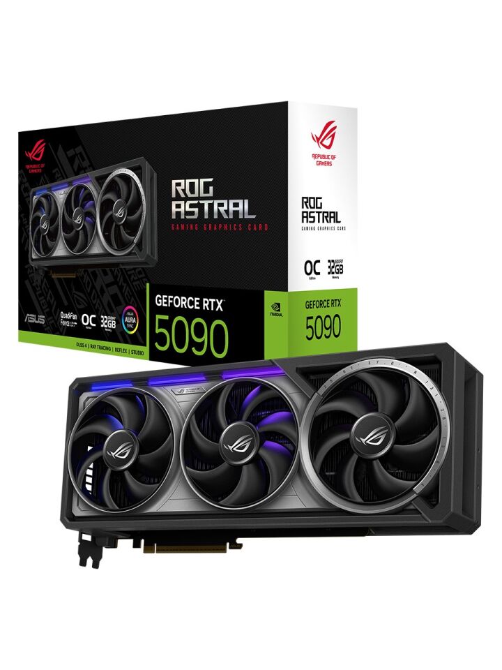 ASUS 32GB ROG ASTRAL RTX5090-O32G-WHITE GDDR7 512bit HDMI DP PCIe 5.0