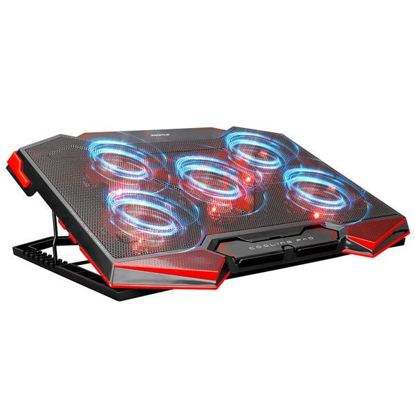 Addison Rampage AD-RC5 Siyah 5 Fan ve 2 Usb 15''-17'' Notebook Soğutucu Stand
