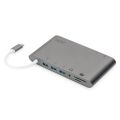 DIGITUS DA-70875  Type-C Docking Station(11 Port) Siyah