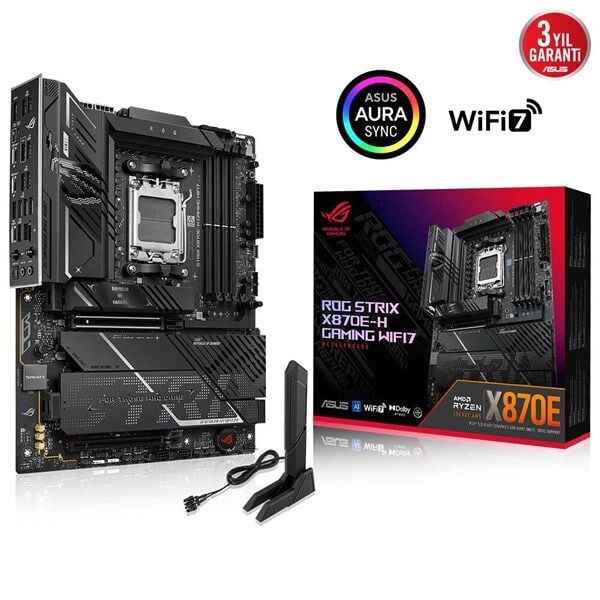 ASUS ROG STRIX X870E-H GAMING WIFI7 DDR5 HDMI-DP TYPCE PCIE 5.0 AM5