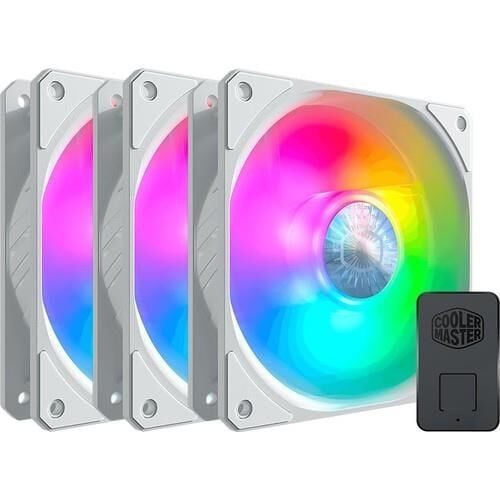 CM MasterFan SickleFlow White 120mm ARGB Ledli 3x120mm Kasa Fan Kiti  ARGB Kontrol Üniteli