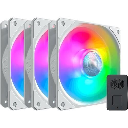 CM MasterFan SickleFlow White 120mm ARGB Ledli 3x120mm Kasa Fan Kiti  ARGB Kontrol Üniteli
