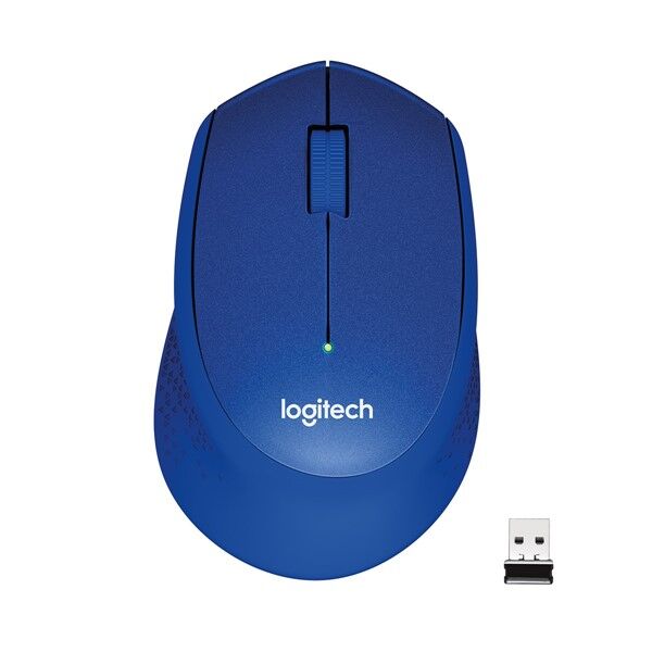 LOGITECH M330 Kablosuz Sessiz Mavi Mouse (910-004910)