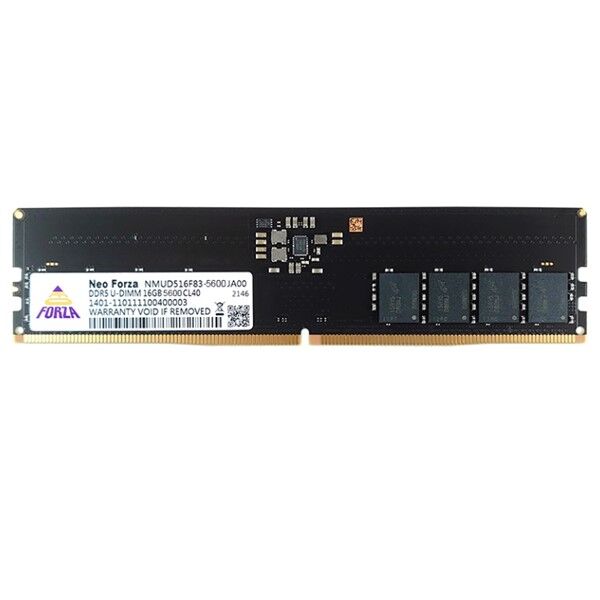 NEOFORZA 16GB DDR5 5600MHZ CL40 PC RAM VALUE NMUD516F81-5600JA10
