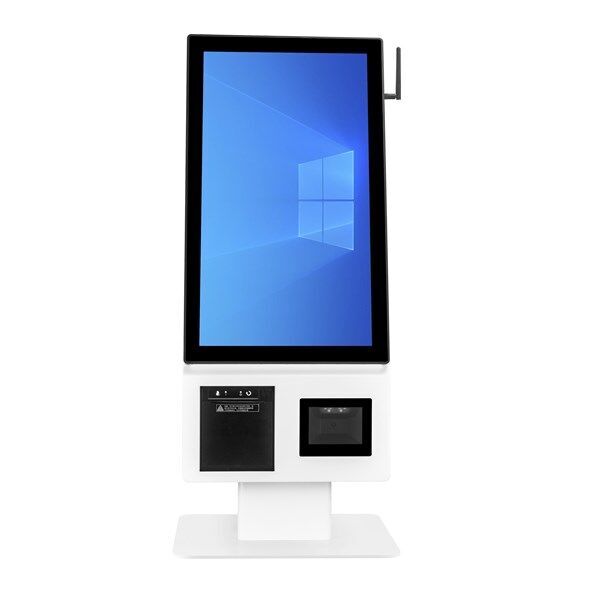 TIWOX 21.5'' K-2150W CORE i7 5.nesil 16GB RAM-256GB SSD-W10 2D-Karekod ve Barkod Yazıcılı Kiosk Beyaz