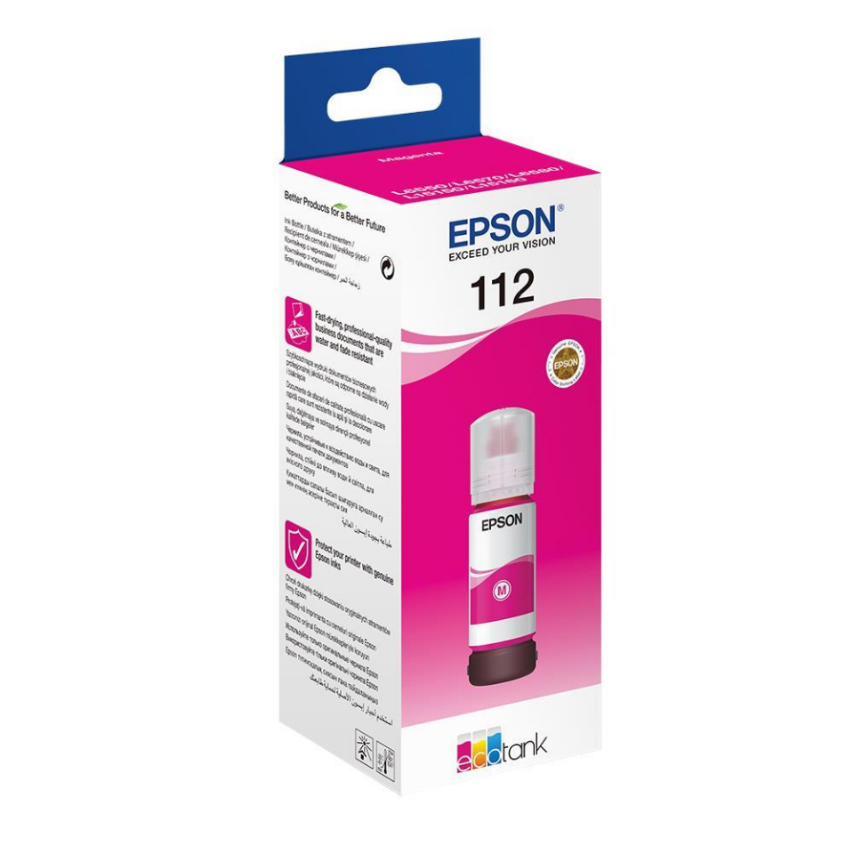 EPSON C13T06C34A 112 Kırmızı 70ml Tanklı Sistem Mürekkebi