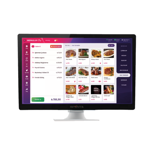 SPENTA 21.5'' Dokunmatik SP-215I CORE i5 5.Nesil 8GB RAM- 128GB SSD- FDOS POS PC