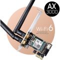 CUDY WE3000 AX5400 Wi-Fi 6E Bluetooth 5.3 PCI-E Kablosuz Ağ Adaptörü