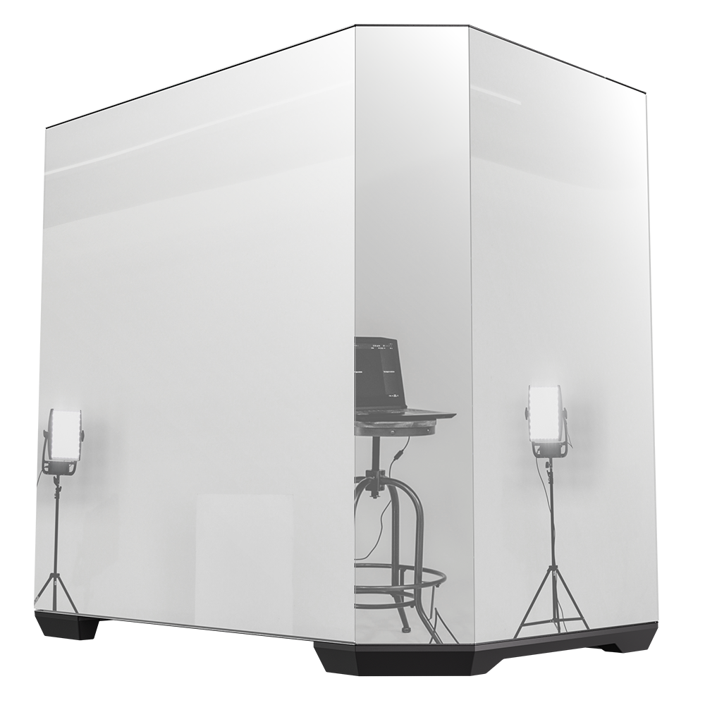 BITFENIX 850W 80+ BRONZE Ayna efektli MIRROR T10 Siyah Gaming Mid-Tower PC Kasası